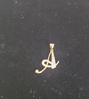 Gold Initial Pendant Necklace